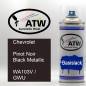 Preview: Chevrolet, Pinot Noir Black Metallic, WA103V / GWU: 400ml Sprühdose, von ATW Autoteile West.